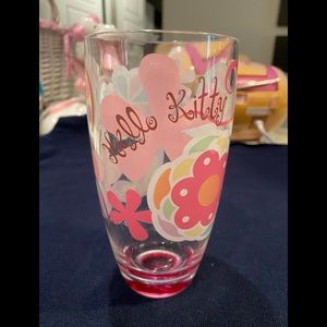 Hello Kitty Vintage acrylic water glass